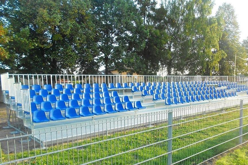 modern stadium bleachers for sports facilities