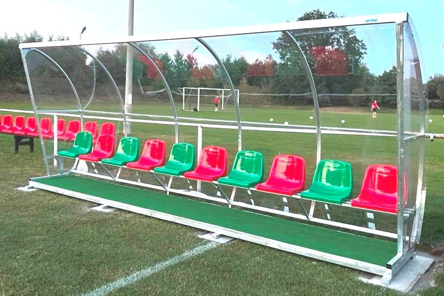 modern and strong benches for players with stadium chairs from the manufacturer