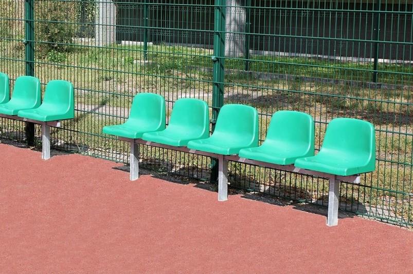benches for sports fields of various types
