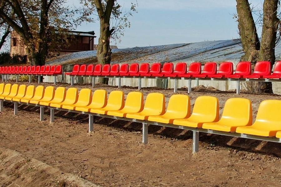 benches for sports fields, galvanized metal structure