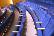 theatre seating manufacturer blue upholstery